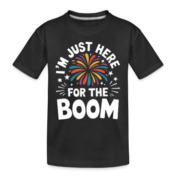 Pyrotechnie Feux d’artifice Pyrotechnie - T-shirt bio Premium Enfant - noir - Devant