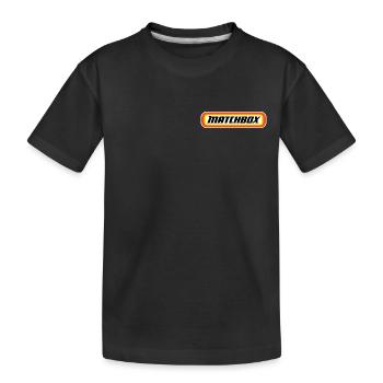 Matchbox™ Petit Logo En Orange, Jaune Et Noir - T-shirt bio Premium Enfant - noir - Devant