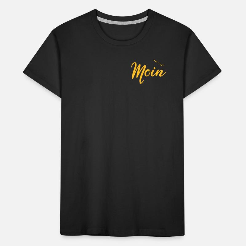 Moin - Spruch Design Geschenk Kinder Premium Bio T-Shirt