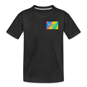 Kunter Mutig Farbrausch - Kinder Premium Bio T-Shirt - Schwarz - Vorne