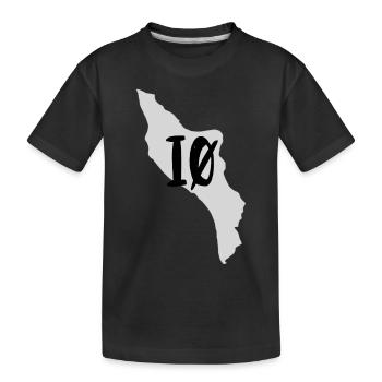 IØ, série Ile d'Oléron - T-shirt bio Premium Enfant - noir - Devant