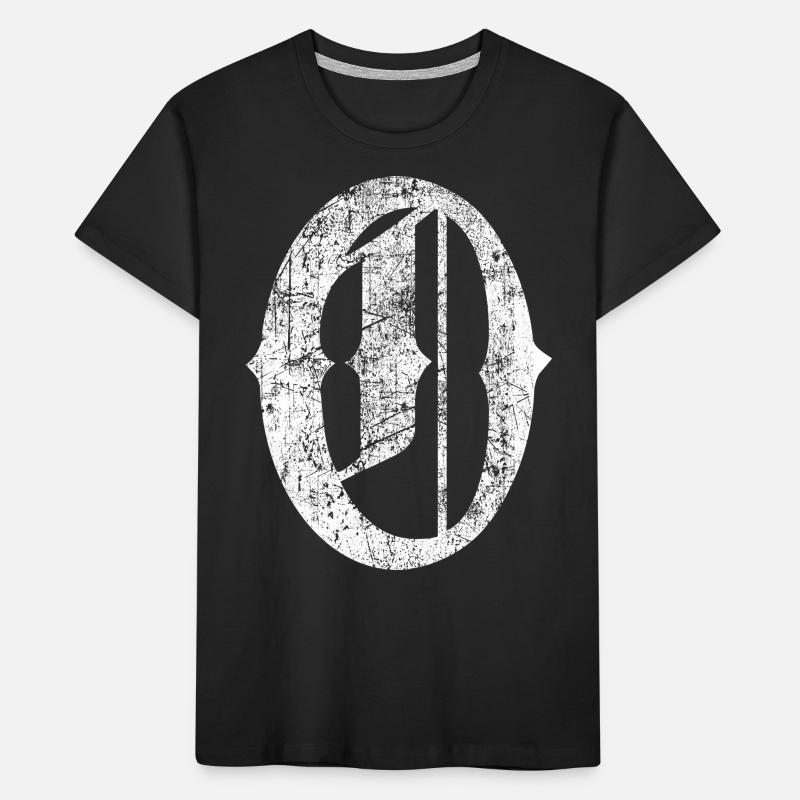 Tshirt alphabet initiale O T-shirt bio Premium Enfant