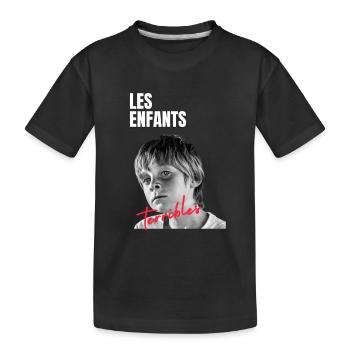 Les enfants terribles Terry - T-shirt bio Premium Enfant - noir - Devant
