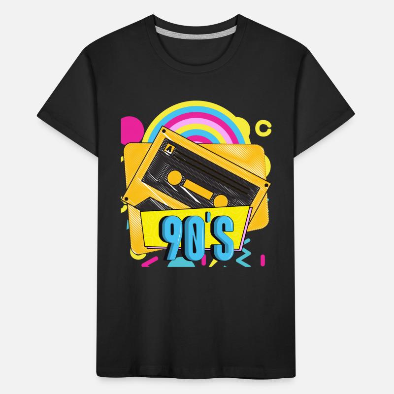 Retro Kassette 90's Kinder Premium Bio T-Shirt