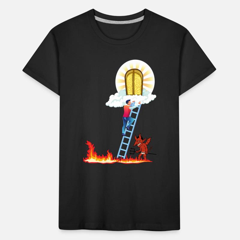 Himmel oder Hölle Kinder Premium Bio T-Shirt