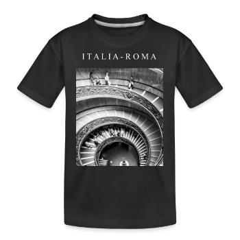 LUXURY - ITALIA - Kids' Premium Organic T-Shirt - black - Front