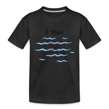 U Mare - T-shirt bio Premium Enfant - noir - Devant