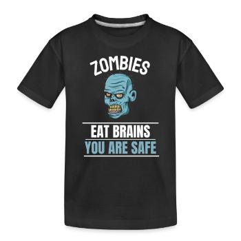 Drôle de zombie Costume Cadeau Halloween - T-shirt bio Premium Enfant - noir - Devant
