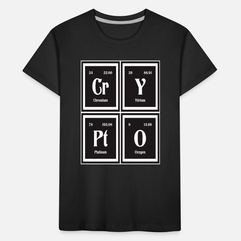 Krypto-| Periodensystem der Elemente Kinder Premium Bio T-Shirt