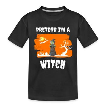Chauve-souris Pleine Lune Sorcières Costume Party Halloween - T-shirt bio Premium Enfant - noir - Devant