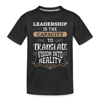 Travail Carrière Superviseur Bureau Humour - T-shirt bio Premium Enfant - noir - Devant
