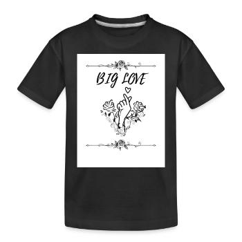 Emotion - Kinder Premium Bio T-Shirt - Schwarz - Vorne