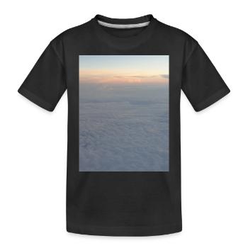 Himmel - Kinder Premium Bio T-Shirt - Schwarz - Vorne