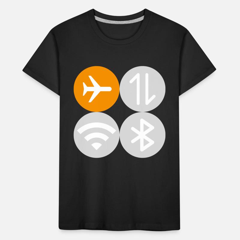 Mode avion du menu rapide T-shirt bio Premium Enfant