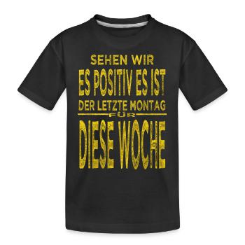 ärgern statement handwerker 3d models lieben - Kinder Premium Bio T-Shirt - Schwarz - Vorne