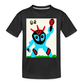 Elias 25 - Kinder Premium Bio T-Shirt - Schwarz - Vorne