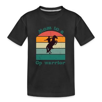 Maman d’un cp-warrior - T-shirt bio Premium Enfant - noir - Devant