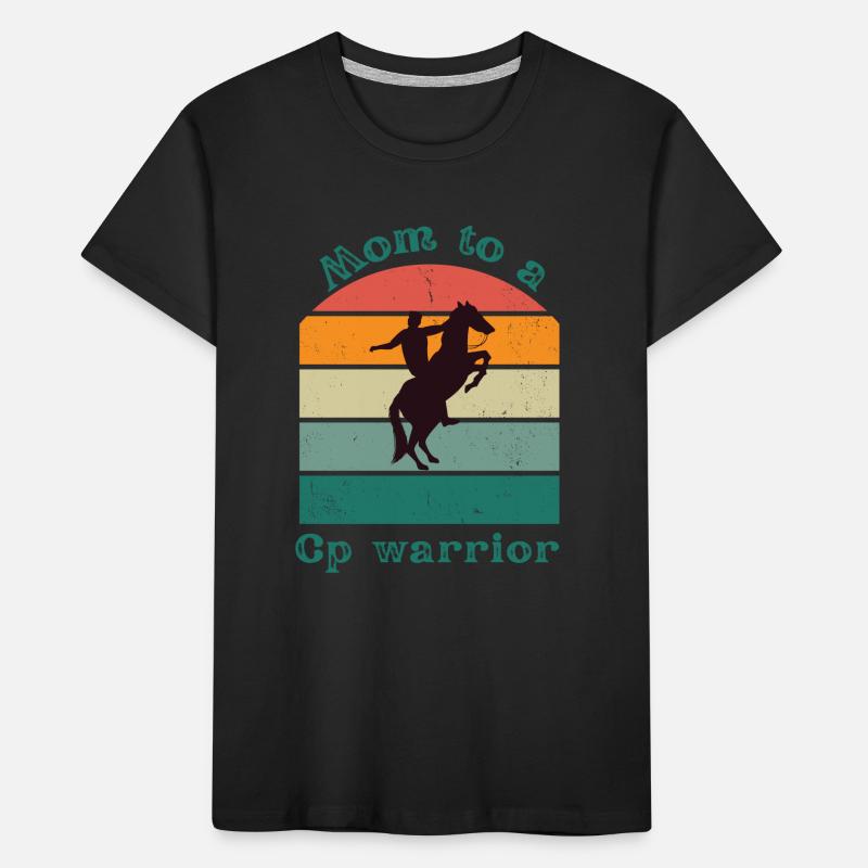 Mutter eines cp-Kriegers Kinder Premium Bio T-Shirt