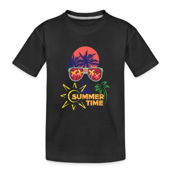 Summer Time - T-shirt bio Premium Enfant - noir - Devant