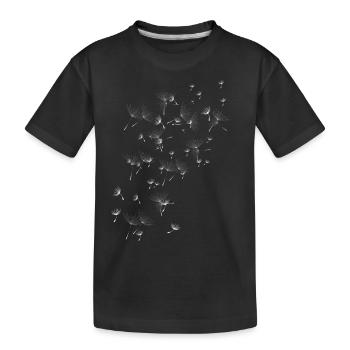 Pissenlit - T-shirt bio Premium Enfant - noir - Devant
