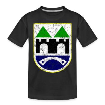 Sarajevo - Kinder Premium Bio T-Shirt - Schwarz - Vorne