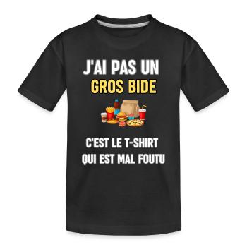 T-Shirt Ich habe kein großes Angebot, es ist das T-Shirt - Kinder Premium Bio T-Shirt - Schwarz - Vorne