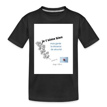 god's healing - T-shirt bio Premium Enfant - noir - Devant