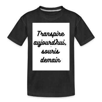 sport - T-shirt bio Premium Enfant - noir - Devant