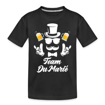 Junggesellinnenabschied EVG-Mitarbeiter verheiratet lustig - Kinder Premium Bio T-Shirt - Schwarz - Vorne