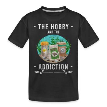 Fische Wasser Zierfisch - Kinder Premium Bio T-Shirt - Schwarz - Vorne