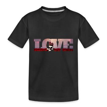 sidback unltd. - eternal love - Kinder Premium Bio T-Shirt - Schwarz - Vorne