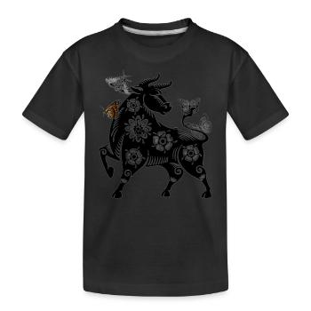 buffle - T-shirt bio Premium Enfant - noir - Devant