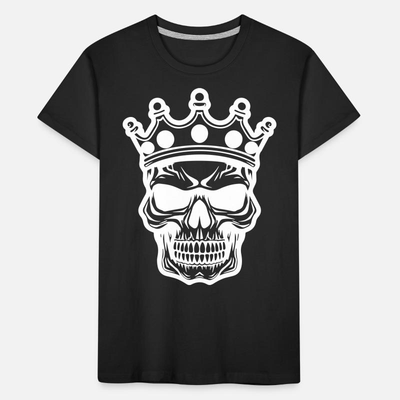 King Skull Kids' Premium Organic T-Shirt