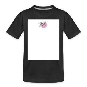 Pastel Floral Design - T-shirt bio Premium Enfant - noir - Devant