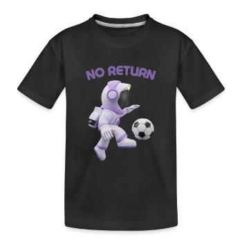 Pas de retour - T-shirt bio Premium Enfant - noir - Devant
