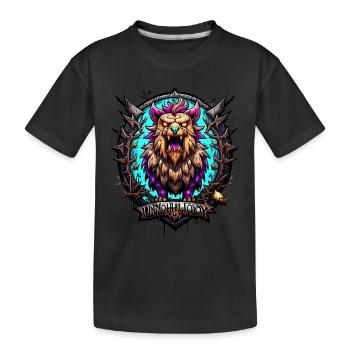 Graffiti Monster - Kids' Premium Organic T-Shirt - black - Front