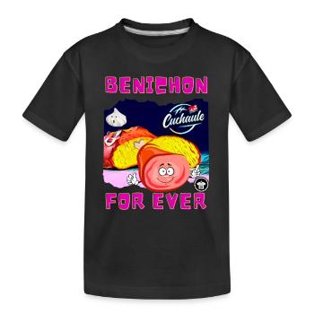 Bénichon For Ever by Ça Glâne Pour Moi - Kids' Premium Organic T-Shirt - black - Front