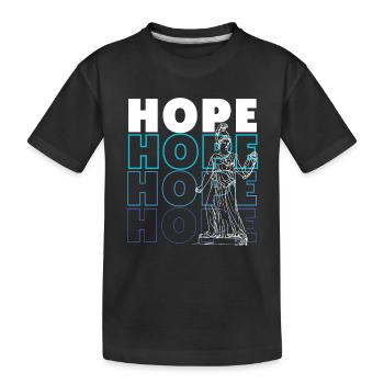 Espoir - T-shirt bio Premium Enfant - noir - Devant