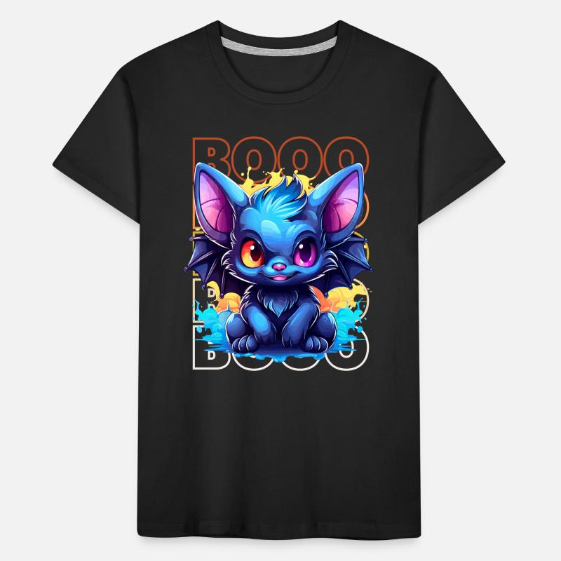 Chibi Soar & Booo! Nightflyer Bat Tee! Kids' Premium Organic T-Shirt