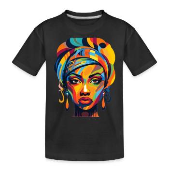 jolie culture - T-shirt bio Premium Enfant - noir - Devant