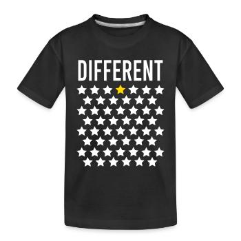 Différent - T-shirt bio Premium Enfant - noir - Devant