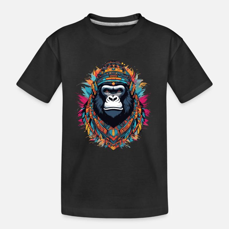 Gorille - T-shirt bio Premium Enfant - noir