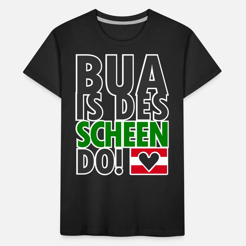Austrian dialect Dialect Nice Kids' Premium Organic T-Shirt