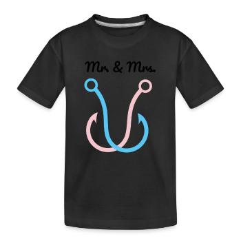 Angelhaken - Kinder Premium Bio T-Shirt - Schwarz - Vorne