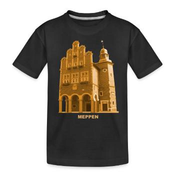 Mairie de Meppen Emsland Ems Basse-Saxe - T-shirt bio Premium Enfant - noir - Devant