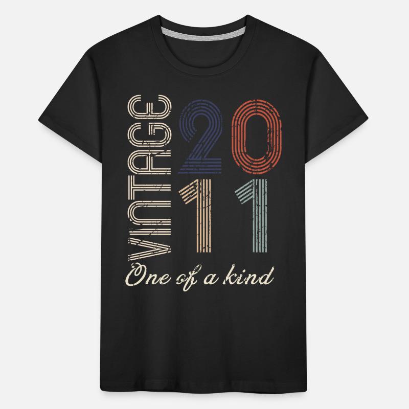 13. Jubiläum 2011 - Vintage Retro Geschenkidee Kinder Premium Bio T-Shirt