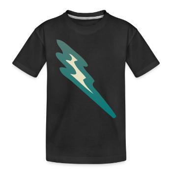 eclair foudre 904 W - T-shirt bio Premium Enfant - noir - Devant