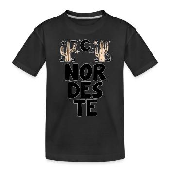Nord-Est brésilien - T-shirt bio Premium Enfant - noir - Devant