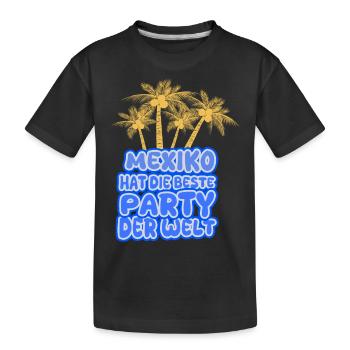 Vacances Mexique - T-shirt bio Premium Enfant - noir - Devant