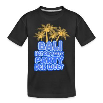 Bali comme vacances - T-shirt bio Premium Enfant - noir - Devant